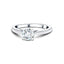 Diamond Solitaire Engagement Ring 0.50ct G/SI Quality 18k White Gold - All Diamond