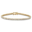 Diamond Tennis Bracelet 1.33ct G-SI in 18k Yellow Gold - All Diamond