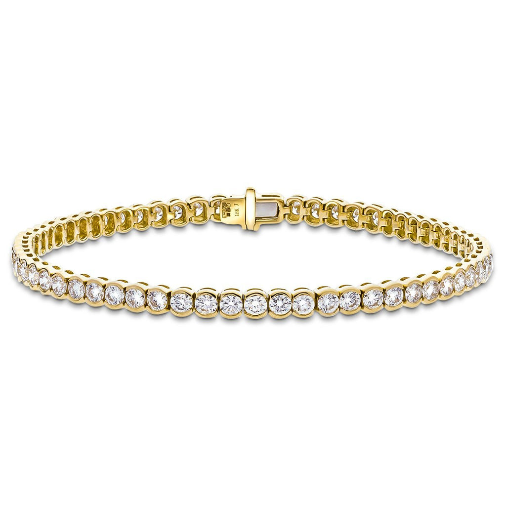 Diamond Tennis Bracelet 2.15ct G-SI in 18k Yellow Gold - All Diamond
