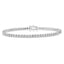 Diamond Tennis Bracelet 3.00ct Look G/SI Quality Set in Silver - All Diamond