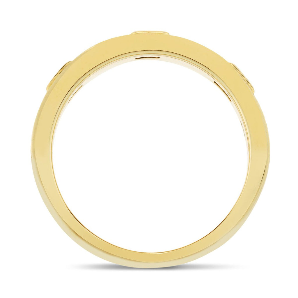 Diamond Wedding Ring 0.55ct G/SI Quality in 9k Yellow Gold - All Diamond
