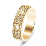 Diamond Wedding Ring 0.55ct G/SI Quality in 9k Yellow Gold - All Diamond