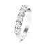 Platinum 5 Stone Diamond Eternity Ring 0.80ct in G/SI Quality - All Diamond