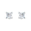 Princess Diamond Stud Earrings 1.50ct G/SI Quality in 18k White Gold - All Diamond