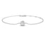 Solitaire Diamond Bracelet 0.20ct G/SI Quality in 18k White Gold - All Diamond