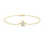 Solitaire Diamond Bracelet 0.25ct G/SI Quality in 18k Yellow Gold - All Diamond