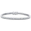 Stunning Diamond Tennis Bracelet 3.00ct G-SI in 18k White Gold - All Diamond