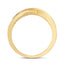 Twist Diamond Eternity Ring 0.10ct G/SI Quality in 9k Yellow Gold - All Diamond